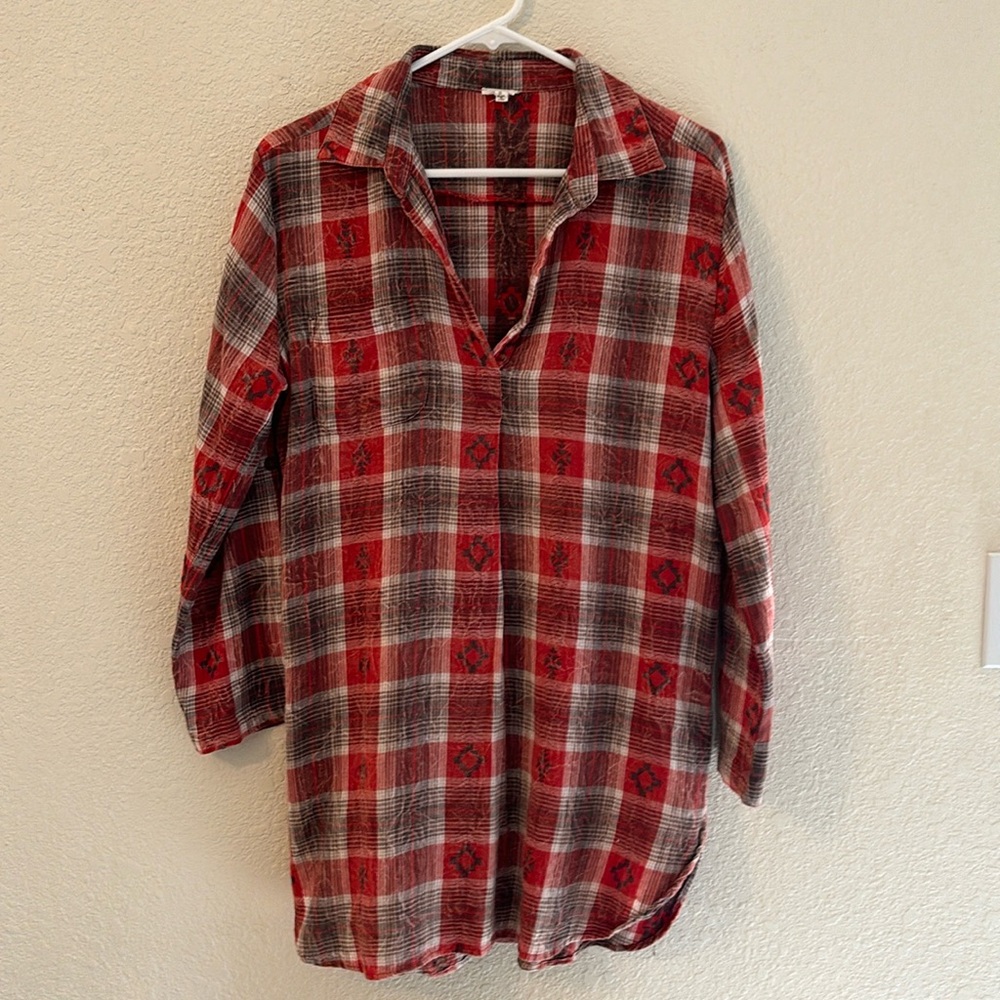 En Crème Popover Tunic Small